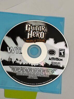 Guitar Hero World Tour Nintendo Wii Game Disc Only 2008 Activision